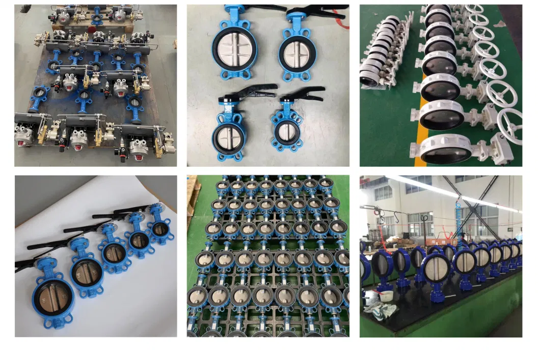 Sanitary Control Pressure Drop Price List Worm Gear Operated DN3000 PTFE Soft Sealing Wafer Pn10/Pn16 /150lb Butterfly Valve Prices