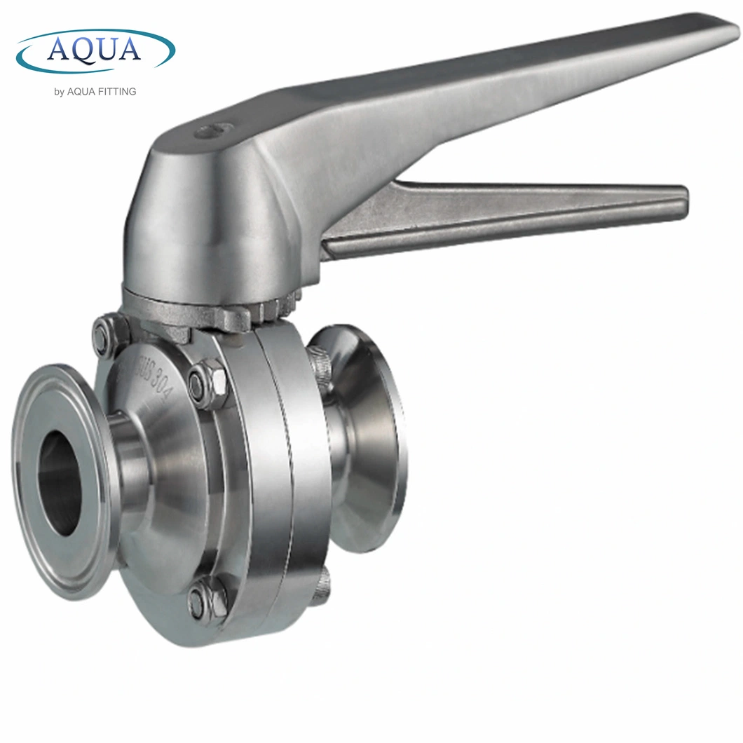 Stainless Steel Hygienic Sanitary Butterfly Valve/Pneumatic Manual Safety Valve/Control Valve/Sampling Valve