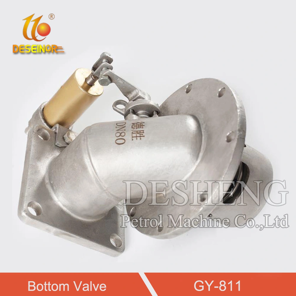 Sanitary Manual Flush Bottom Valve Tank Bottom Seat Valve